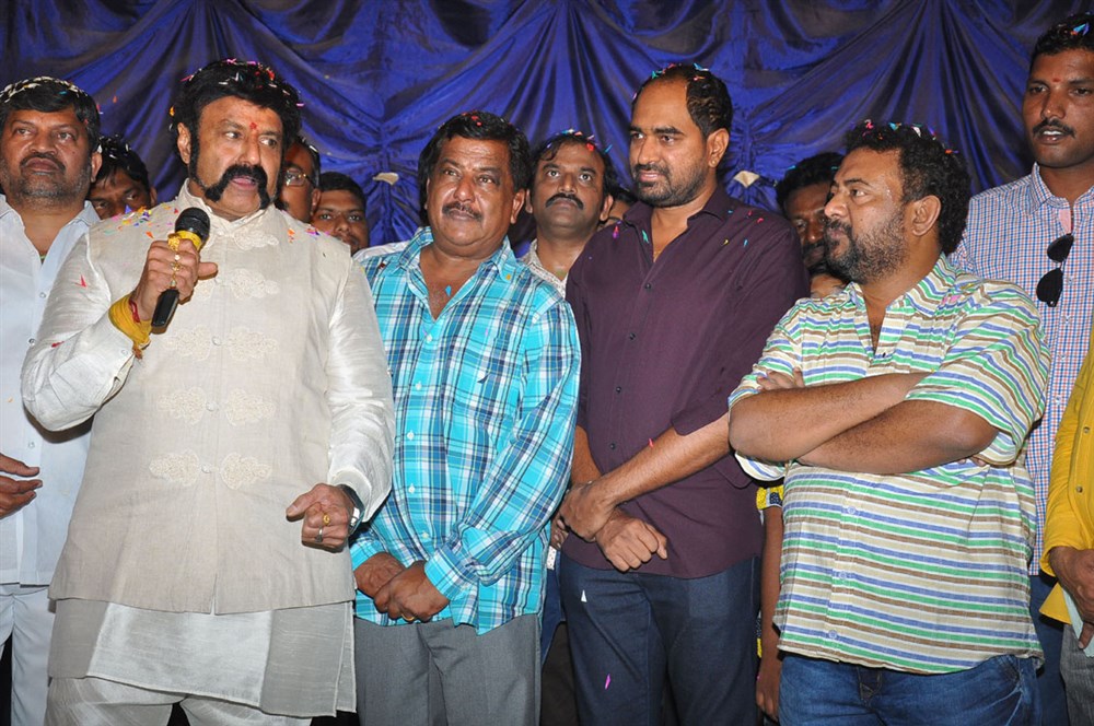Telugu movie Gautamiputra Satakarni Trailer launch event held at the Sri Thirumala Theatre, Karimnagar in Telangana. Actor Nandamuri Balakrishna, Director Krish and others graced the event. Nandamuri Balakrishna,Balakrishna,Gautamiputra Satakarni Trailer,Gautamiputra Satakarni,Gautamiputra Satakarni Trailer launch,Gautamiputra Satakarni Trailer launch pics,Gautamiputra Satakarni Trailer launch images,Gautamiputra Satakarni Trailer launch pho