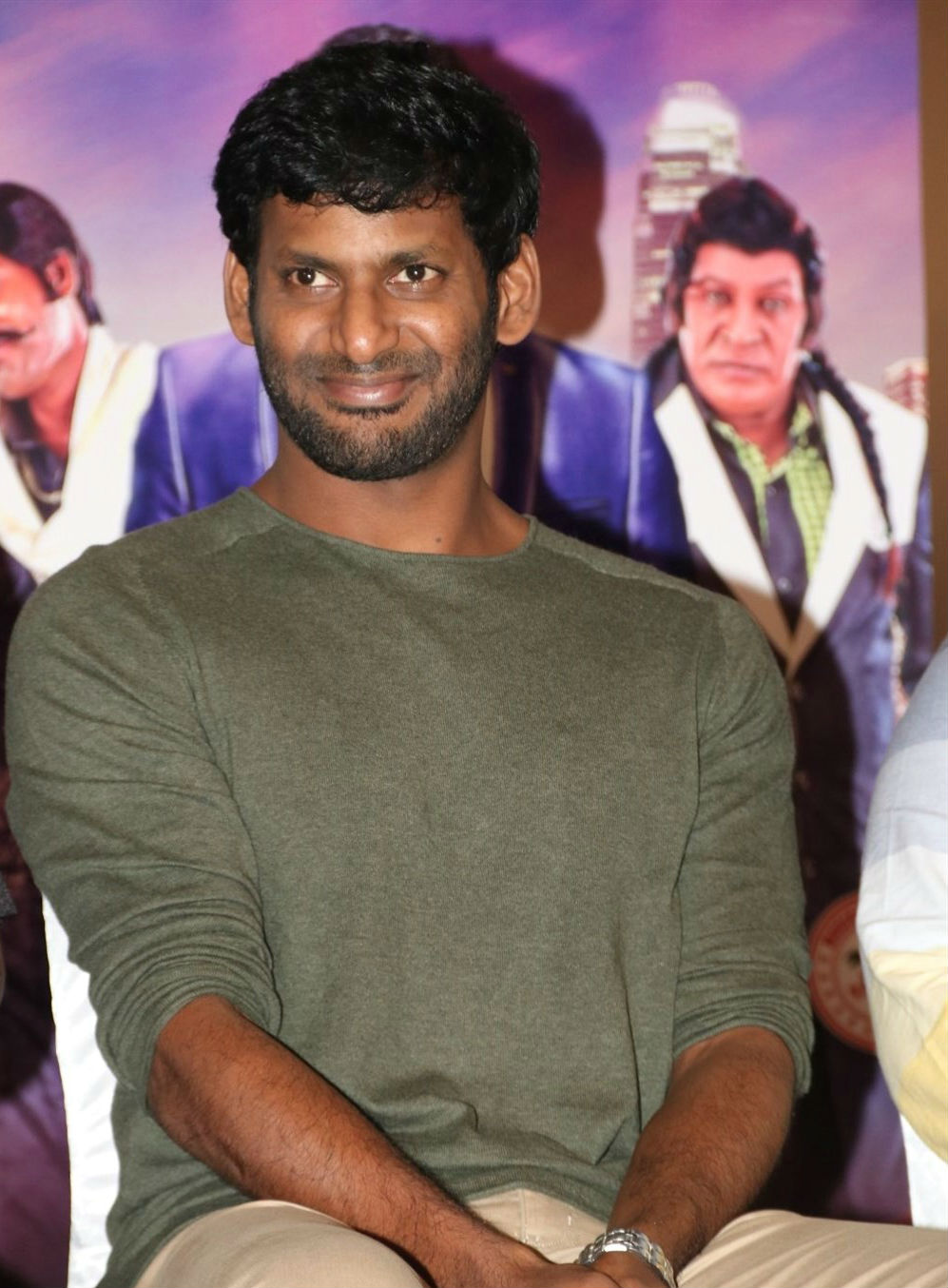 Tamil movie Kaththi Sandai press meet event held at Chennai. Celebs like Vishal, Vadivelu, S. Nandagopal, Suraj and others graced the event. Vishal,Vadivelu,Kaththi Sandai,Kaththi Sandai press meet,Kaththi Sandai press meet pics,Kaththi Sandai press meet images,Kaththi Sandai press meet photos,Kaththi Sandai press meet stills,Kaththi Sandai press meet pictures