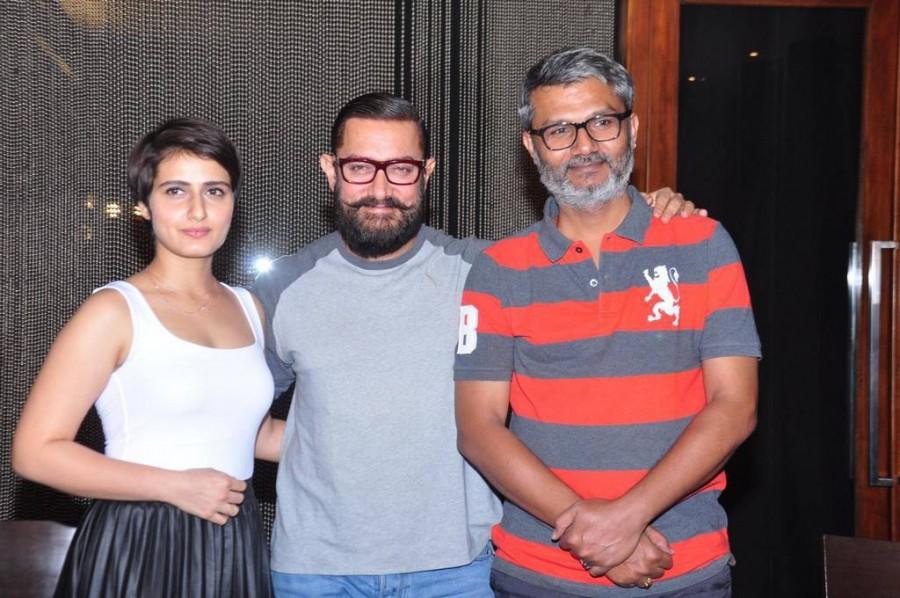 Bollywood actor Aamir Khan & Fatima Sana Shaikh promote Dangal movie at Park Hyatt Hotle in Hyderabad. Aamir Khan,Sana Shaikh,Aamir Khan and Fatima Sana Shaikh,Dangal,Dangal Movie Pressmeet,Dangal Pressmeet,Dangal promotions,Dangal Movie promotions