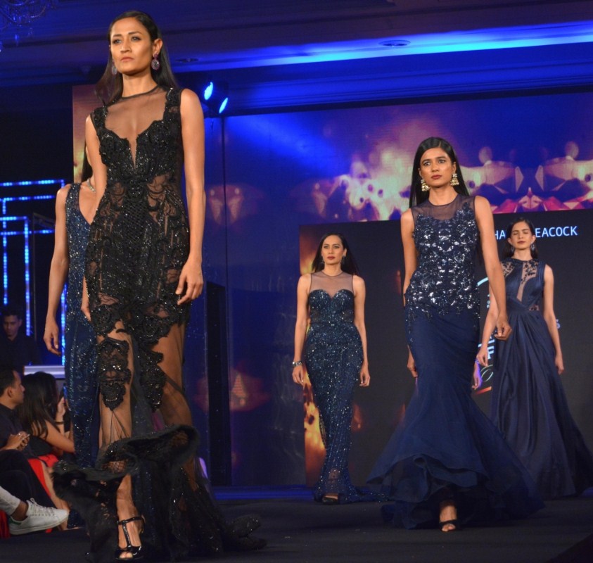 Models walk the ramp during the Blenders Pride Fashion tour in Bengaluru on Dec 18, 2016. Arjun Kapoor,Kriti Sanon,Blenders Pride Fashion tour,Fashion tour,Blenders Pride Fashion tour pics,Blenders Pride Fashion tour images,Blenders Pride Fashion tour photos,Blenders Pride Fashion tour stills,Blenders Pride Fashion tour pictures