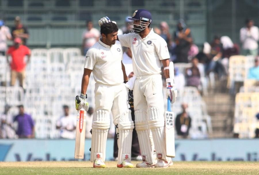 Promising Karnataka batsman Karun Nair on Monday became only the second Indian to slam a triple hundred in Test cricket as he remained unbeaten on 303 against England in the fifth and final Test here. Karun Nair,Karun Nair scores maiden double hundred,Karun Nair maiden double hundred,Karun Nair double hundred,India vs England,India vs England test match