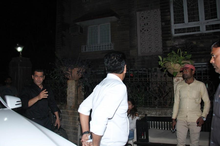 Bollywood actor Salman Khan and Iulia Vantur spotted together at Chunky Pandey’s party. Salman Khan and Iulia Vantur,Salman Khan,Iulia Vantur,Chunky Pandey’s party,Chunky Pandey,Chunky Pandey party Pics,Salman Khan and Iulia Vantur pics,Salman Khan and Iulia Vantur images,Salman Khan and Iulia Vantur photos,Salman Khan and Iulia Vantur still