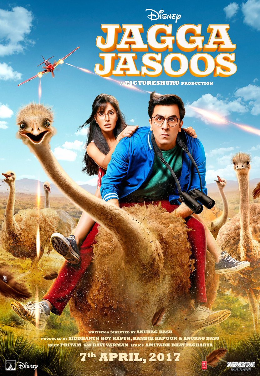 Ranbir Kapoor and Katrina Kaif starrer Jagga Jasoos releasing on April 7th, 2017. Jagga Jasoos,bollywood movie Jagga Jasoos,Jagga Jasoos first look,Jagga Jasoos poster,Ranbir Kapoor,katrina kaif,Jagga Jasoos movie stills,Jagga Jasoos movie pics,Jagga Jasoos movie images,Jagga Jasoos movie photos