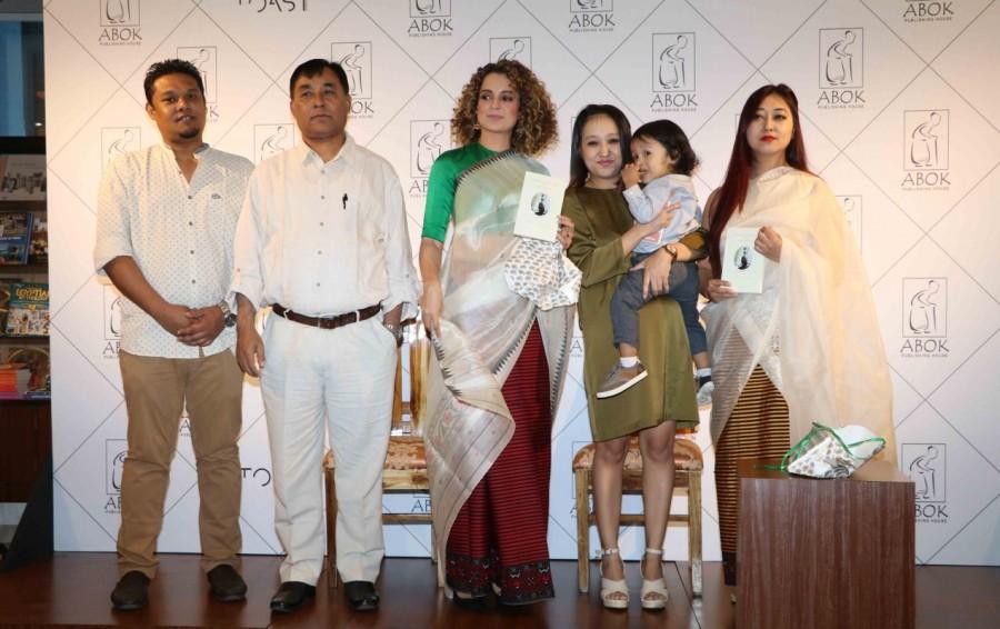 Bollywood actor Kangana Ranaut during the launch of book, Between the Poet and her Pencil, authored by her childhood friend Dr Bondina Elangbam's in Mumbai on December 19, 2016. Kangana Ranaut,actress Kangana Ranaut,Between the Poet and Her Pencil,Kangana Ranaut launches book,Kangana Ranaut new pics,Kangana Ranaut new images,Kangana Ranaut new photos,Kangana Ranaut new stills,Kangana Ranaut new pictures