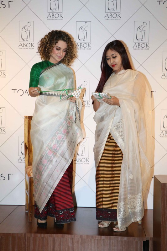 Bollywood actor Kangana Ranaut during the launch of book, Between the Poet and her Pencil, authored by her childhood friend Dr Bondina Elangbam's in Mumbai on December 19, 2016. Kangana Ranaut,actress Kangana Ranaut,Between the Poet and Her Pencil,Kangana Ranaut launches book,Kangana Ranaut new pics,Kangana Ranaut new images,Kangana Ranaut new photos,Kangana Ranaut new stills,Kangana Ranaut new pictures