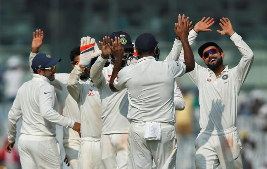 Earlier, India scored a mammoth 759/7 declared in their first innings in reply to England's 477. India beat England,India beat England by innings,India thrash England,Ravindra Jadeja,Virat Kohli,Chidambaram Stadium,Chennai test,Chennai test match