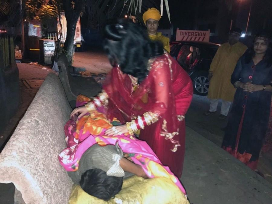 Her patron Sanjeev Gupta of Global Advertisers confirms that Radhe Maa has indeed been doing a lot of charity, including distribution of blankets. "She has distributed more than 3,000 blankets to the underprivileged. And as the winter increases, she will try and help more and more people," he says. Radhe Maa,Salman Khan,godwoman Radhe Maa,Radhe Maa helps poor people,Radhe Maa pics,Radhe Maa images,Radhe Maa photos,Radhe Maa stills,Radhe Maa pictures