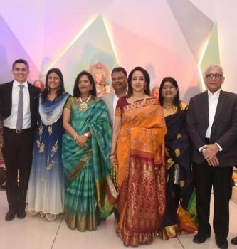 Sujay Jairaj, Tulip Joshi, Minal Thacker, Preeti Jhangiani during the launch of Chatrabhuj Narsee School at Kandivali in Mumbai on Dec 18, 2016.