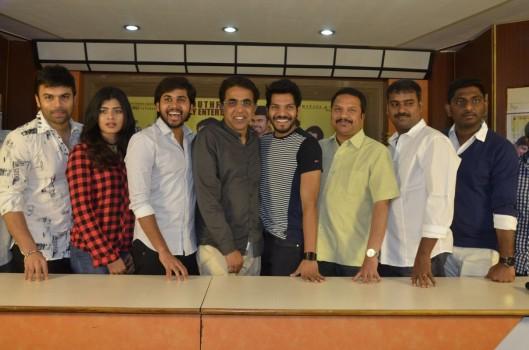 Telugu movie Nanna Nenu Naa Boy Friends success meet held at Film Chamber Hall in Hyderabad on Dec 19, 2016.
