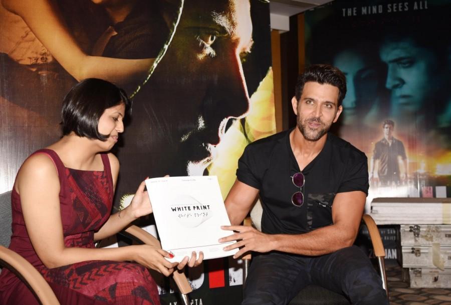 The Kaabil actor Hrithik Roshan released a one of its kind Braille-Tactile children's book series Tactabet. The alphabets books available in both Hindi and English are created to enable integrated and fun learning for visually impaired and kids with low vision. Kaabil actor Hrithik Roshan,Hrithik Roshan,Kaabil,Braille-Tactile children's book,Tactabet,actor Hrithik Roshan,Hrithik Roshan pics,Hrithik Roshan images,Hrithik Roshan photos,Hrithik Roshan stills,Hrithik Roshan pictures
