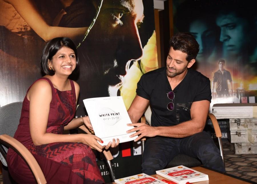 Tactabet is the brainchild of the team behind White Print, India's First English Lifestyle Magazine in Braille. Incidentally, Hrithik Roshan and Yami Gautam are the first actors to have given interviews that will be published in Braille for White Print Magazine in the next issue. Whilst playing the role of a visually impaired couple for their upcoming movie Kaabil, Hrithik Roshan and Yami Gautam have emotionally invested and giving their all to the preps that playing this role required. Kaabil actor Hrithik Roshan,Hrithik Roshan,Kaabil,Braille-Tactile children's book,Tactabet,actor Hrithik Roshan,Hrithik Roshan pics,Hrithik Roshan images,Hrithik Roshan photos,Hrithik Roshan stills,Hrithik Roshan pictures