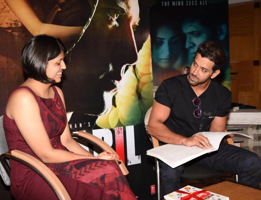 Therefore, it comes as no surprise for them to be the first stars to give an interview for White Print and that too in the most powerful medium that is sure to reach the ones who cannot read, in Braille. The full length feature interview will be unveiled in a few weeks from now. Kaabil actor Hrithik Roshan,Hrithik Roshan,Kaabil,Braille-Tactile children's book,Tactabet,actor Hrithik Roshan,Hrithik Roshan pics,Hrithik Roshan images,Hrithik Roshan photos,Hrithik Roshan stills,Hrithik Roshan pictures