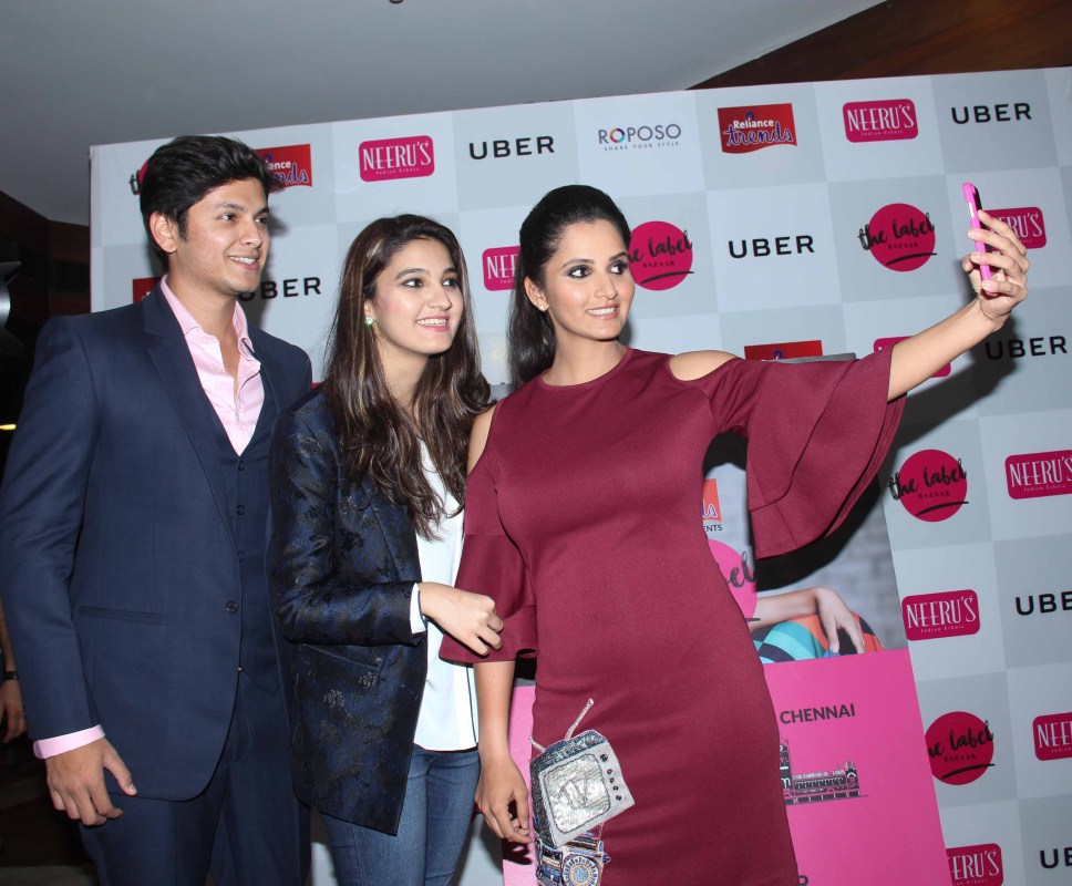Indian tennis player Sania Mirza during the launch of The Label Bazaar, in Mumbai on December 20, 2016. Sania Mirza,tennis player Sania Mirza,The Label Bazaar,Sania Mirza launches The Label Bazaar,Anam Mirza,Sania Mirza pics,Sania Mirza images,Sania Mirza photos,Sania Mirza stills,Sania Mirza pictures