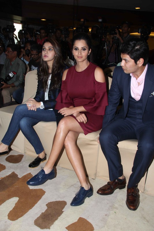 Indian tennis player Sania Mirza during the launch of The Label Bazaar, in Mumbai on December 20, 2016. Sania Mirza,tennis player Sania Mirza,The Label Bazaar,Sania Mirza launches The Label Bazaar,Anam Mirza,Sania Mirza pics,Sania Mirza images,Sania Mirza photos,Sania Mirza stills,Sania Mirza pictures