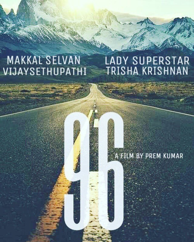 Vijay Sethupathi and Trisha's 96 first look poster, Directed by Prem Kumar. Vijay Sethupathi and Trisha,Vijay Sethupathi,Trisha,trisha krishnan,96 first look,96 first look poster,Tamil movie 96,96 poster,96 movie stills,96 movie pics,96 movie images,96 movie photos,96 movie pictures