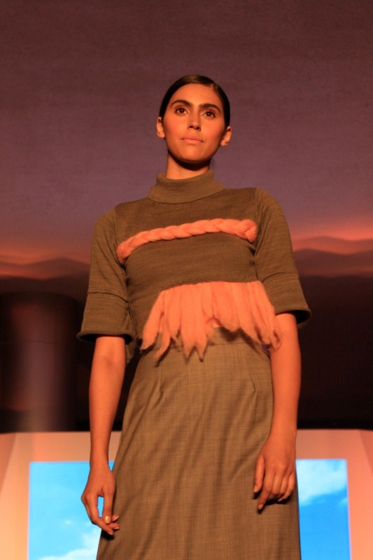 Models display the latest trend from Raymond, while walking the ramp at a fashion show during the final leg of the design competition Wool Runway in Mumbai on Dec 21, 2016. Vaani Kapoor,Ruslaan Mumtaz,Shravan Reddy,Wool Runway 2016,Wool Runway,Wool Runway 2016 pics,Wool Runway 2016 images,Wool Runway 2016 photos,Wool Runway 2016 stills,Wool Runway 2016 pictures