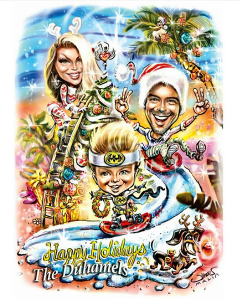 Fergie and Josh Duhamel shares holiday cards with fans. Fergie,Lisa Rinna,Wilkinson,The Jonas,Tori Spelling,celebs share holiday cards with fans,celebs greetings card,Christmas Special,Christmas Special cards,Christmas Special cards from celebs