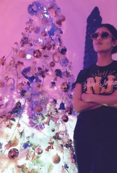 South Indian actress Nayanthara celebrates Christmas festival.
