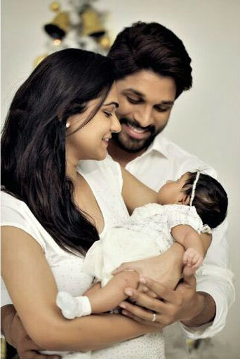 Allu Arjun shares daughter Allu Arha photo - Photos,Images,Gallery - 56028