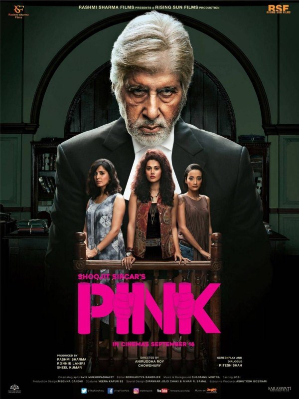 Pink - One of the most acclaimed courtroom drama of Bollywood. Pink was declared hit as soon as it got released. Thanks to the amazing performance of Amitabh Bachchan. Pink is one of the movie's which has directly attacked existing feudal mindset of a majority of India, where men and women are judged on basis of gender. Where Men are held superior to women and if the man happens to be from a powerful family, then the fight for justice for the women gets really tough.The film was loved by the audiences and the critics, and also performed better at the box office. Best Bollywood movies of 2016,Best movies of 2016,Best movies,best movies of 2016 hindi,Dangal,Pink,MS Dhoni,Neerja,Udta Punjab,Baaghi,Housefull 3