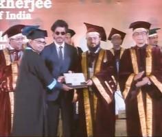 Shahrukh Khan,SRK,Shahrukh Khan receives Doctorate,SRK receives Doctorate,Maulana Azad University,Maulana Azad National Urdu University