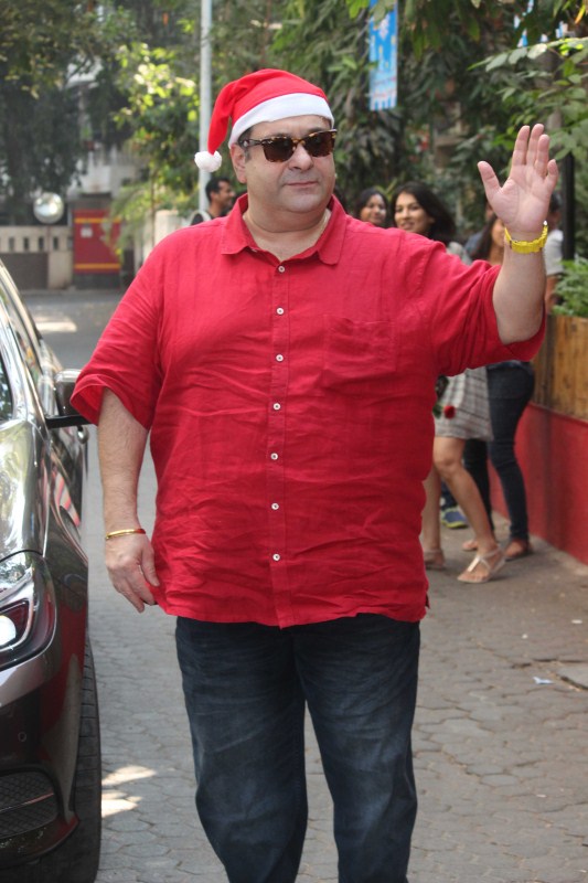 Bollywood actor Rajiv Kapoor during the annual Christmas lunch hosted by Shashi Kapoor in Mumbai, India on December 25, 2016. Ranbir Kapoor,Armaan Jain,Rajiv Kapoor,filmmaker Ayan Mukerji,Rishi Kapoor,Rima Kapoor,Karisma Kapoor,Samiera Kapoor,Shashi Kapoor hosts annual Christmas lunch,Shashi Kapoor annual Christmas lunch,Christmas lunch