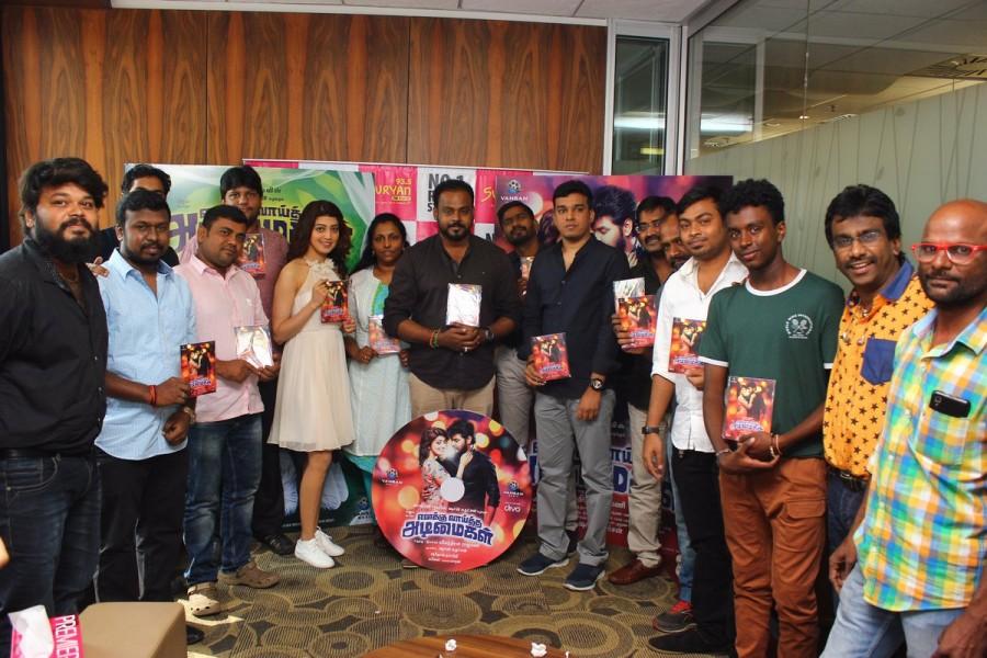 Tamil movie Enakku Vaaitha Adimaigal audio launch event held at Suryan FM in Chennai. Celebs like Pranitha Subhash, Karunakaran and others graced the event. Pranitha Subhash,Karunakaran,Enakku Vaaitha Adimaigal,Enakku Vaaitha Adimaigal audio launch,Enakku Vaaitha Adimaigal MUSIC launch,Enakku Vaaitha Adimaigal audio launch pics,Enakku Vaaitha Adimaigal audio launch images,Enakku Vaaitha Adimaigal audio launch