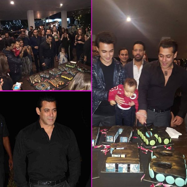 Bollywood actor Salman Khan celebrates 51 Birthday at Panvel farmhouse. Salman Khan,Salman Khan birthday celebrations,Salman Khan celebrates 51 Birthday,Salman Khan birthday celebrations pics,Salman Khan birthday celebrations images,Salman Khan birthday celebrations photos,Salman Khan birthday celebrations stills,Salman Khan