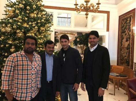South Indian actor Mahesh Babu and his family celebrates Christmas festival.