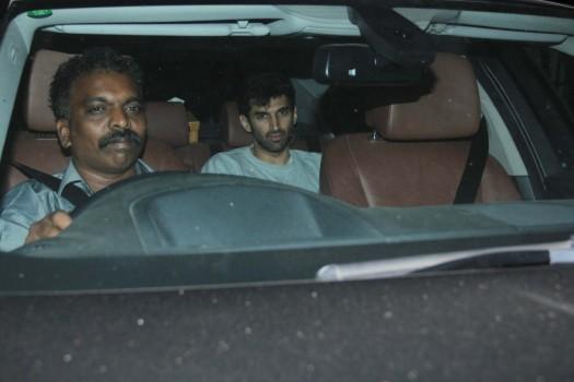 Celebs like Shradha Kapoor, Aditya Roy Kapoor, Shaad Ali spotted at Yash Raj studios for OK Kaanu dubbing.