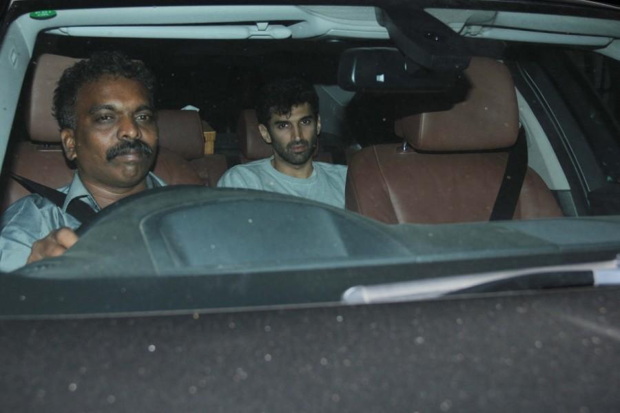 Celebs like Shradha Kapoor, Aditya Roy Kapoor, Shaad Ali spotted at Yash Raj studios for OK Kaanu dubbing. Shradha Kapoor,Aditya Roy Kapoor,Shaad Ali,Yash Raj studios,OK Kaanu dubbing,OK Kaanu,OK Kaanu movie dubbing