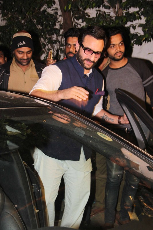 Bollywood celebs like Saif Ali Khan, Kareena Kapoor, Dia Mirza and other spotted at olive Bandra. Saif Ali Khan,Kareena Kapoor,Dia Mirza,Saif Ali Khan and Kareena Kapoor,Kareena Kapoor Khan,Saif Ali Khan and Kareena Kapoor at Bandra
