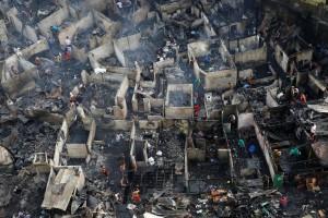 Philippine slum,Fire at Philippine slum,Manila shantytown