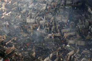 Philippine slum,Fire at Philippine slum,Manila shantytown