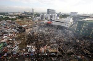 Philippine slum,Fire at Philippine slum,Manila shantytown