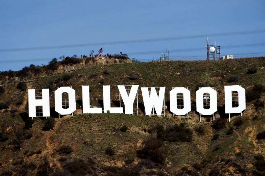 A view shows the "iconic "Hollywood" sign overlooking Southern California's film-and-television hub, after it was cleaned up after it was defaced overnight in the Hollywood Hills in Los Angeles, California, U.S. January 1, 2017. Hollywood sign,Hollywood sign in los angeles,Hollywood sign changed to hollyweed,Hollywood Hills,Hollyweed,Hollywood hollyweed,Hollywoed