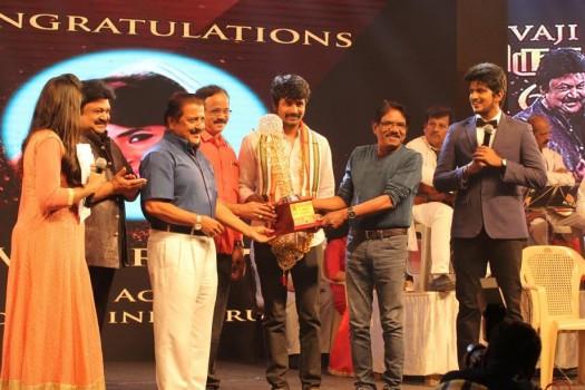 MGR-Sivaji Academy Film Awards event held in Chennai. Celebs like Sivakarthikeyan, Prabhu, Sivakumar, Bharathiraja, Dhananjayan Govind and others spotted during the event.