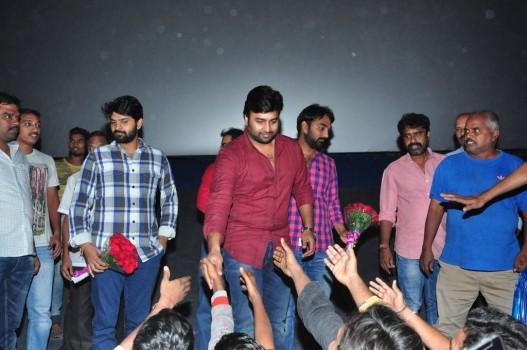 Telugu movie Appatlo Okadundevadu team theatre coverage press meet at Devi theater, RTC X Roads in Hyderabad. Celebs like Nara Rohit, Sri Vishnu, Saagar K Chandra and others graced the event.