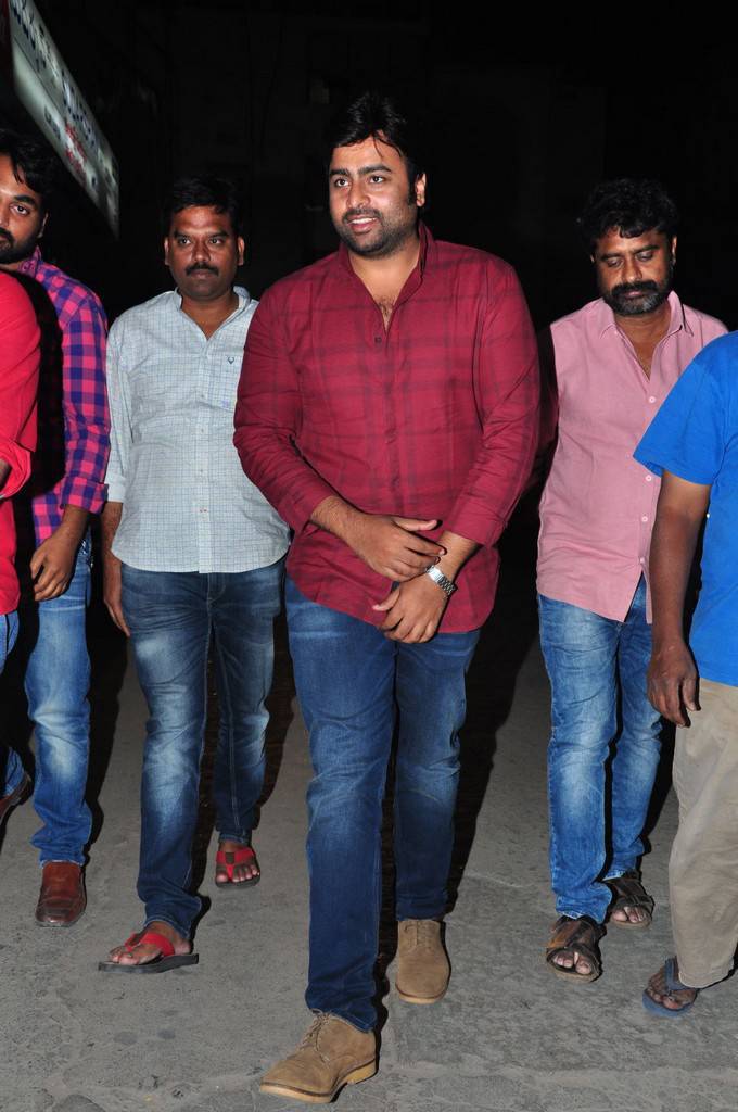 Telugu movie Appatlo Okadundevadu team theatre coverage press meet at Devi theater, RTC X Roads in Hyderabad. Celebs like Nara Rohit, Sri Vishnu, Saagar K Chandra and others graced the event. Nara Rohit,Sri Vishnu,Appatlo Okadundevadu team,Appatlo Okadundevadu,Appatlo Okadundevadu team visit Devi theatre,Telugu movie Appatlo Okadundevadu