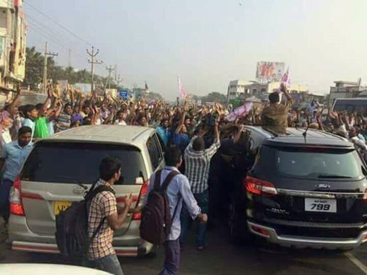 Photos of Jana Sena Chief Pawan Kalyan road show in Ichchapuram. Jana Sena Chief Pawan Kalyan,Pawan Kalyan,actor Pawan Kalyan,Pawan Kalyan road show,SaveUDDANAM,#SaveUDDANAM,UDDANAM,Ichchapuram