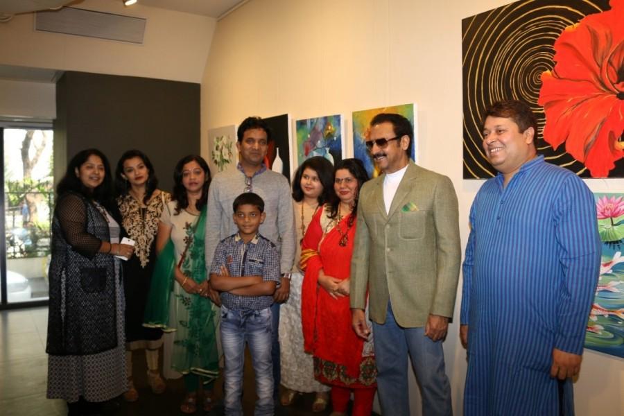 Actor Gulshan Grover during the inauguration of an exhibition Nature Redifined by artist Prasad Nagarkar in Mumbai on Jan. 2, 2016. Gulshan Grover,actor Gulshan Grover,Nature Redefine Art Exhibition,artist Prasad Nagarkar,Prasad Nagarkar,Gulshan Grover pics,Nature Redefine Art Exhibition pics,Nature Redefine Art Exhibition images,Nature Redefine Art Exhibition photos,Nature Redefine A
