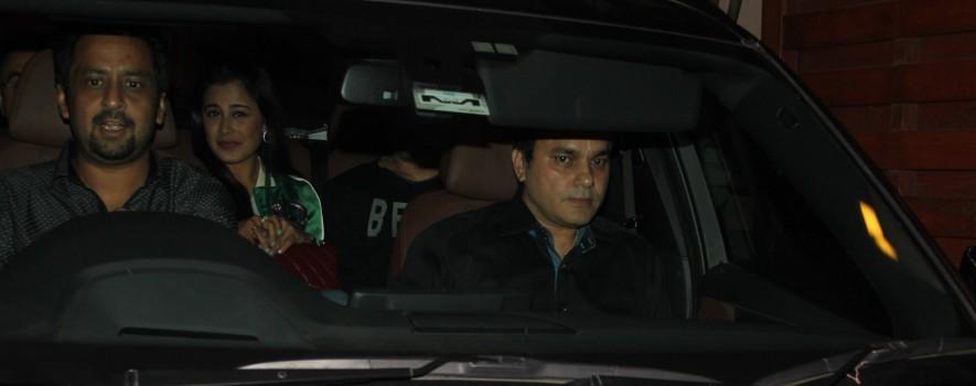 Bollywood celebs like Salman Khan, Alvira, Atul Agnihotri spotted at Bandra.
