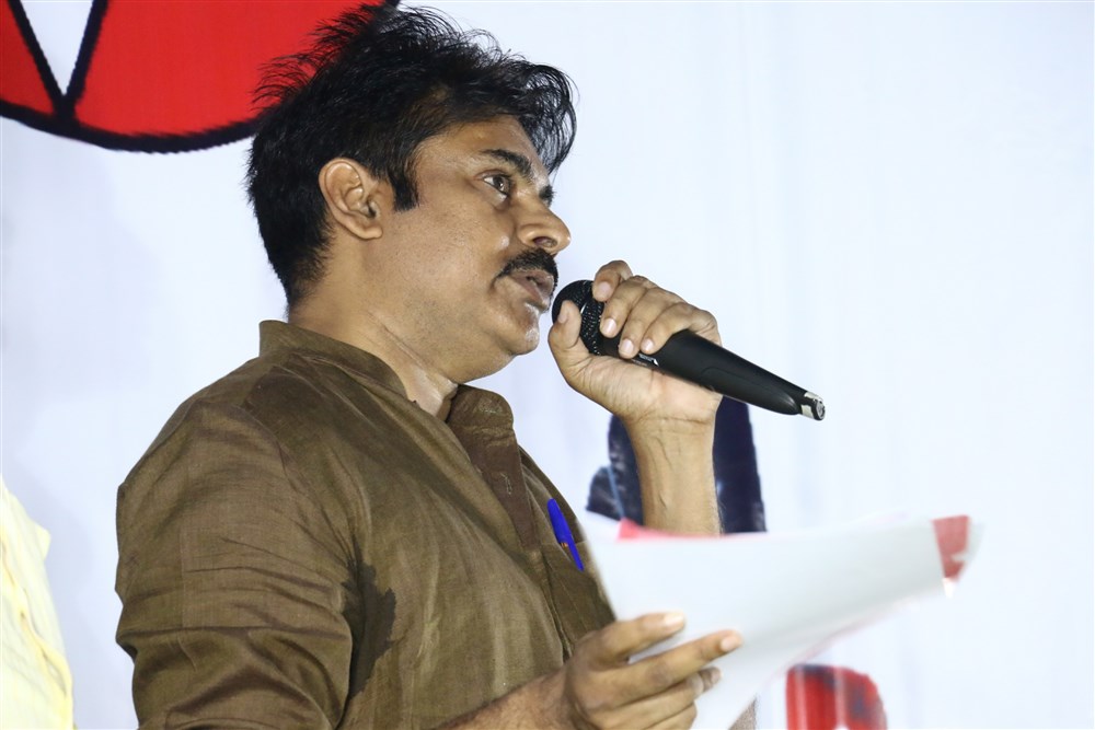 Tollywood actor Pawan Kalyan's Jana Sena party meeting at Ichapuram. Pawan Kalyan,actor Pawan Kalyan,Jana Sena party meeting,Jana Sena,Jana Sena party,Ichapuram,Pawan Kalyan at Ichapuram,Pawan Kalyan Ichapuram,Pawan Kalyan pics,Pawan Kalyan images,Pawan Kalyan photos,Pawan Kalyan stills,Pawan Kalyan pictures