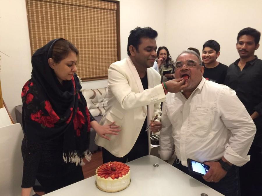 Iconic composer-singer A.R. Rahman, who has not just mesmerised music lovers and is credited with changing the sound of Indian film music, but also made the country proud with his Oscar and Grammy wins, turned 50 on Friday. A.R. Rahman,AR Rahman,AR Rahman 50th birthday,AR Rahman birthday,AR Rahman birthday celebrations,AR Rahman 50th birthday celebrations,AR Rahman birthday celebrations pics,AR Rahman birthday celebrations images,AR Rahman birthday celebrations stills,AR Rah