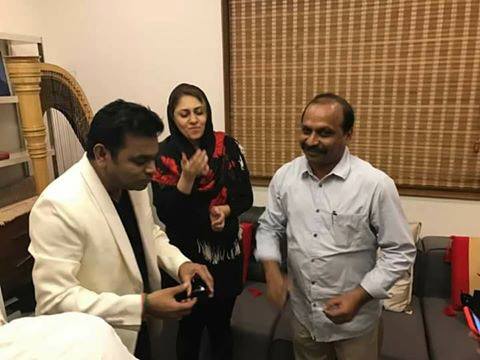 Master composer-singer AR Rahman celebrated his 50th Birthday with his friends and Family. A.R. Rahman,AR Rahman,AR Rahman 50th birthday,AR Rahman birthday,AR Rahman birthday celebrations,AR Rahman 50th birthday celebrations,AR Rahman birthday celebrations pics,AR Rahman birthday celebrations images,AR Rahman birthday celebrations stills,AR Rah