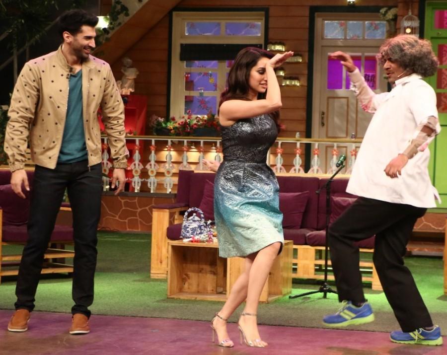 Bollywood actor Shradha Kapoor and Aditya Roy Kapoor promote OK Jaanu on the sets of The Kapil Sharma Show in Mumbai. Shradha Kapoor and Aditya Roy Kapoor,Shradha Kapoor,Aditya Roy Kapoor,OK Jaanu,OK Jaanu promotions,OK Jaanu movie promotions,The Kapil Sharma Show,The Kapil Sharma Show on the sets,OK Jaanu on The Kapil Sharma Show