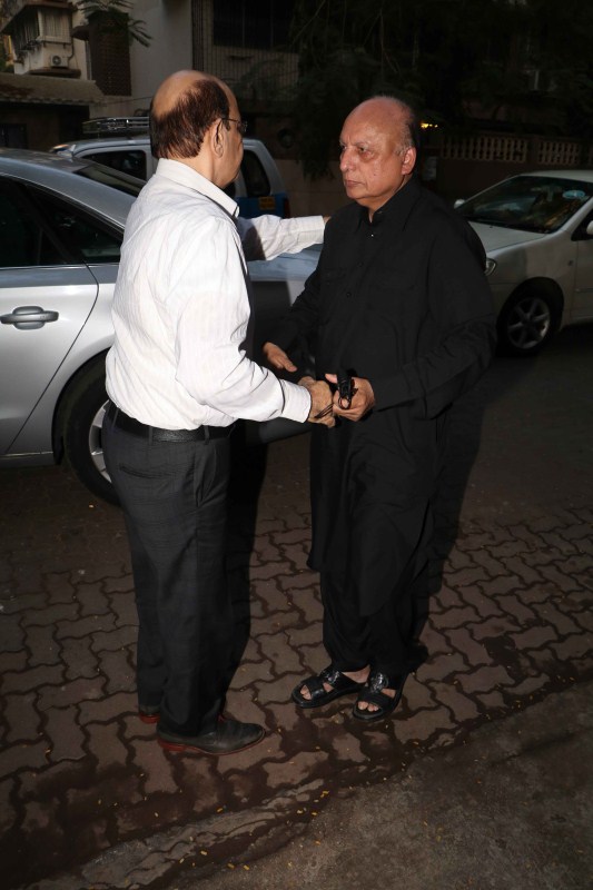 Celebs like Tabu, Ravi Behl, Sajid Nadiadwala, Nationalist congress party (NCP) leader Sachin Ahir, Sanjay Nirupam, Kamal Sadanah, Naved Jaffery, Sanjay Kapoor, Sohail Khan, Chunky Pandey, Salim Khan, Kamal Sadanah, Puneet Issar and others spotted at the prayer meeting for Abis Rizvi, CEO, Rizvi Builders in Mumbai on January 5, 2017. Tabu,Ravi Behl,Sajid Nadiadwala,Sanjay Nirupam,Kamal Sadanah,Naved Jaffery,Sanjay Kapoor,Sohail Khan,Chunky Pandey,Salim Khan,Kamal Sadanah,Prayer meeting for Abis Rizvi,Abis Rizvi,Abis Rizvi prayer meet