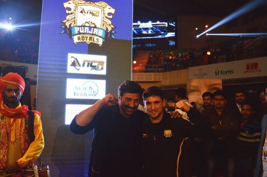 Actor Sunny Deol during Pro Wrestling League 2017 at the KD Jadhav Indoor Stadium in New Delhi on Jan 3, 2017. Sunny Deol,actor Sunny Deol,Pro Wrestling League 2017,Pro Wrestling League,KD Jadhav Indoor Stadium,Pro Wrestling League pics,Sunny Deol pics,Sunny Deol images,Sunny Deol photos,Sunny Deol stills,Sunny Deol pictures