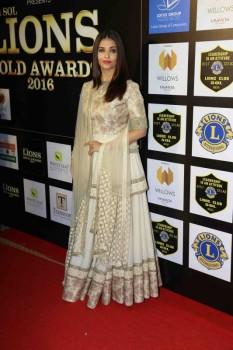 Aishwarya Rai spotted during the 23rd SOL Lions Gold Awards in Mumbai, India on January 4, 2017.
