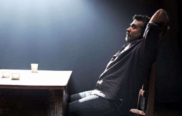Vikram Vedha is an upcoming Tamil crime thriller film directed by Pushkar-Gayathri and produced by S. Sashikanth. The film features Vijay Sethupathi, Madhavan and Varalaxmi Sarathkumar in the lead role, while Kathir, John Vijay, Shraddha Srinath and Prem are in the supporting characters. Vijay Sethupathi and Madhavan,Vijay Sethupathi,Madhavan,Vikram Vedha first look,Vikram Vedha,Vikram Vedha first look pics,Vikram Vedha first look images,Vikram Vedha first look photos,Vikram Vedha first look stills,Vikram Vedha first look pictures,Varalax